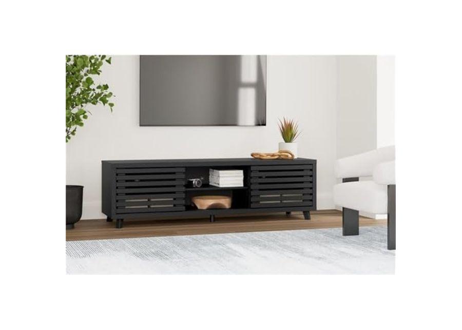 Ashley Furniture Danziar Black 72" TV Stand for TVs up to 82"