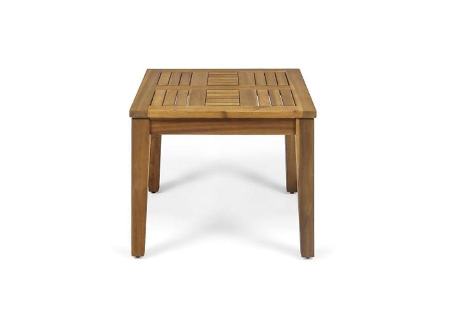 Christopher Knight Home Hampton End Table, 20 "W x 20 "D x 15.75 "H, Natural Brown