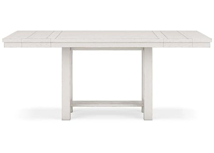 Signature Design by Ashley Robbinsdale Counter Height Dining Extension Table, 42" W x 86" D x 36" H, White