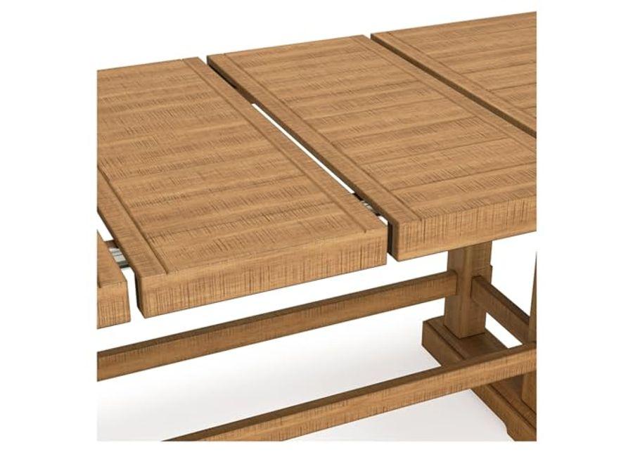 Signature Design by Ashley Havonplane Counter Height Dining Extension Table, 42" W x 108" D x 36" H, Light Brown