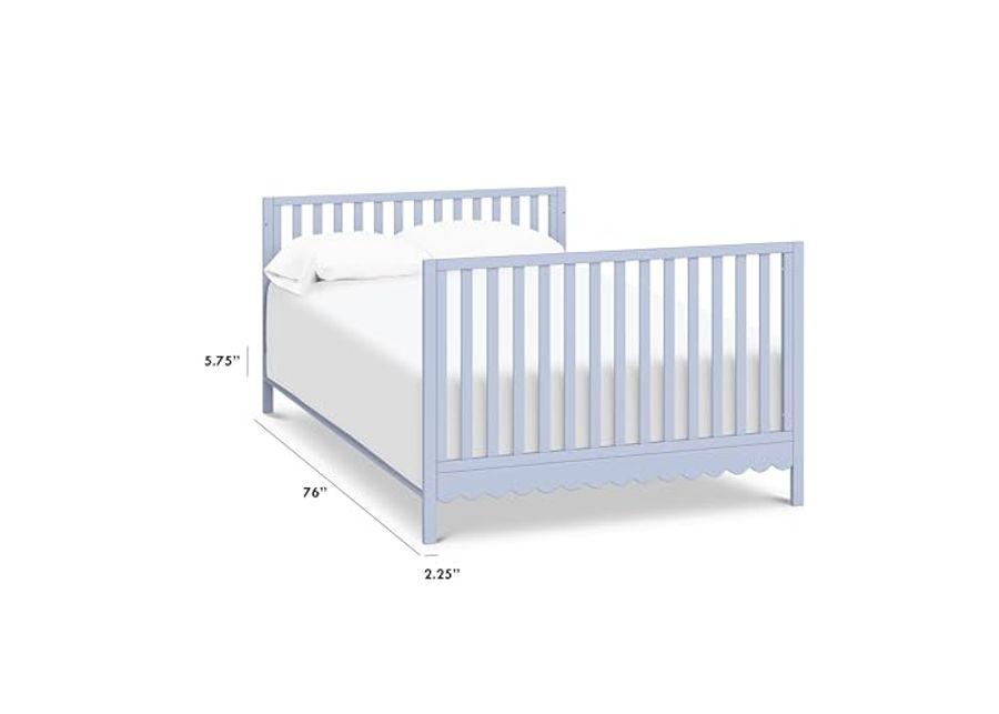 daVinci Hidden Hardware Twin/Full-Size Bed Conversion Kit (M5789) in Powder Blue