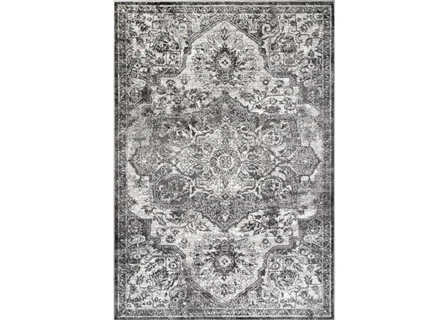 nuLOOM Maryanne Transitional Medallion Area Rug, 4x6, Grey (Pack of 4)