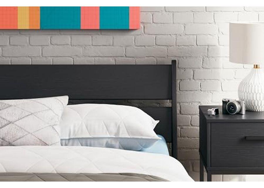 Signature Design by Ashley Socalle Modern Panel Headboard, Full, Black