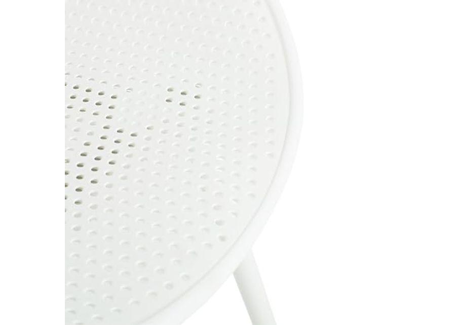 Christopher Knight Home Papave Polypropelene Plastic Dining Chair Bistro Chairs for Patio (Set of 2),White