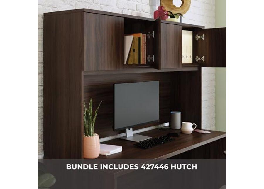 OfficeWorks by Sauder Affirm 60" Desk & 60" Hutch Noble Elm Finish