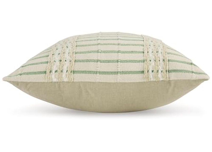 Signature Design by Ashley Rowton Pillow, Square, Green & White