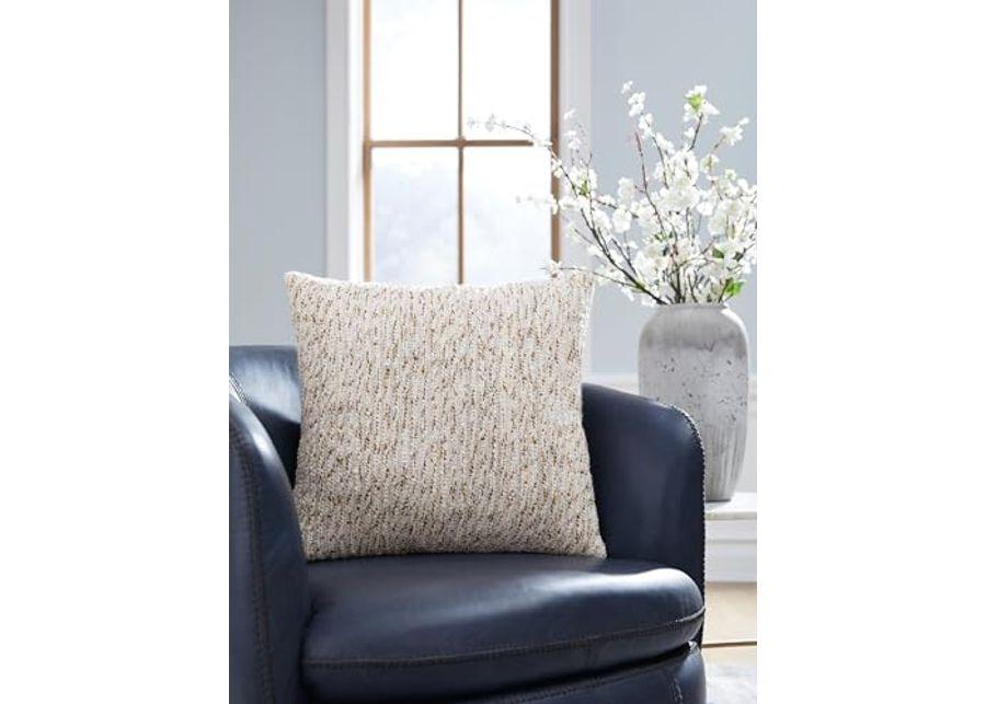 Signature Design by Ashley Abler Pillow, Square, White & Light Gray