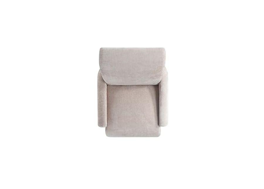 Manhattan Comfort Modern Verandah Chenille Accent Chair, Beige