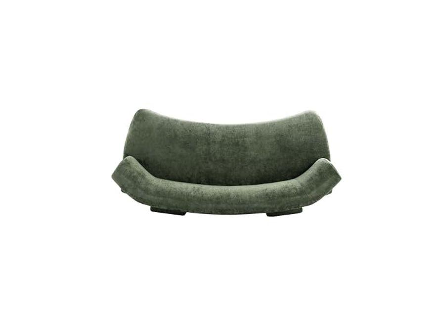 Manhattan Comfort Modern Verandah Chenille 90.6" Sofa, Olive Green