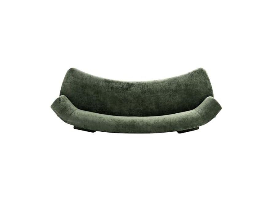 Manhattan Comfort Modern Verandah Chenille 112" XL Sofa, Olive Green