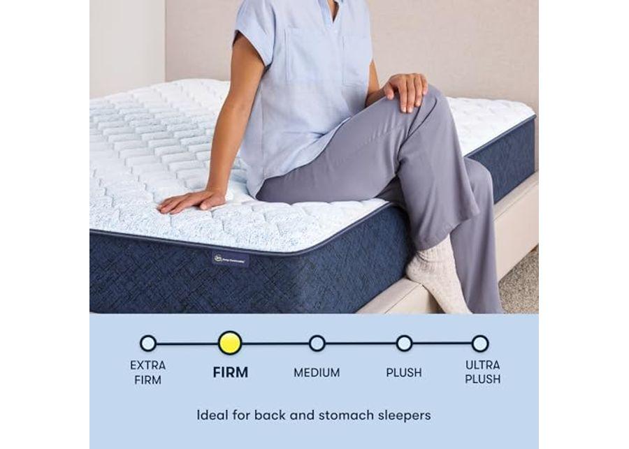 Serta Sleeptrue Firm 11" Twin Hybrid Mattress in a Box, Cooling, Breathable, and Pressure Relieving - 100 Night Trial, CertiPUR-US Certified and 10 Year Limited Warranty