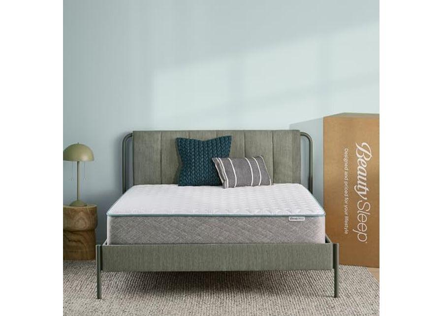 Beauty Sleep Midnight Slumber Firm 10" Full Foam Mattress in a Box, Cooling, Breathable, and Pressure Relieving - 100 Night Trial, CertiPUR-US Certified and 10 Year Limited Warranty