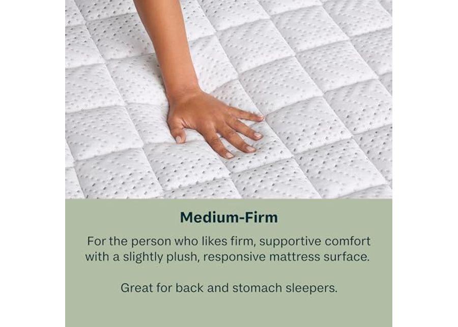 Beauty Sleep Midnight Slumber Medium Firm 10" King Hybrid Mattress in a Box, Cooling, Breathable, and Pressure Relieving - 100 Night Trial, CertiPUR-US Certified and 10 Year Limited Warranty