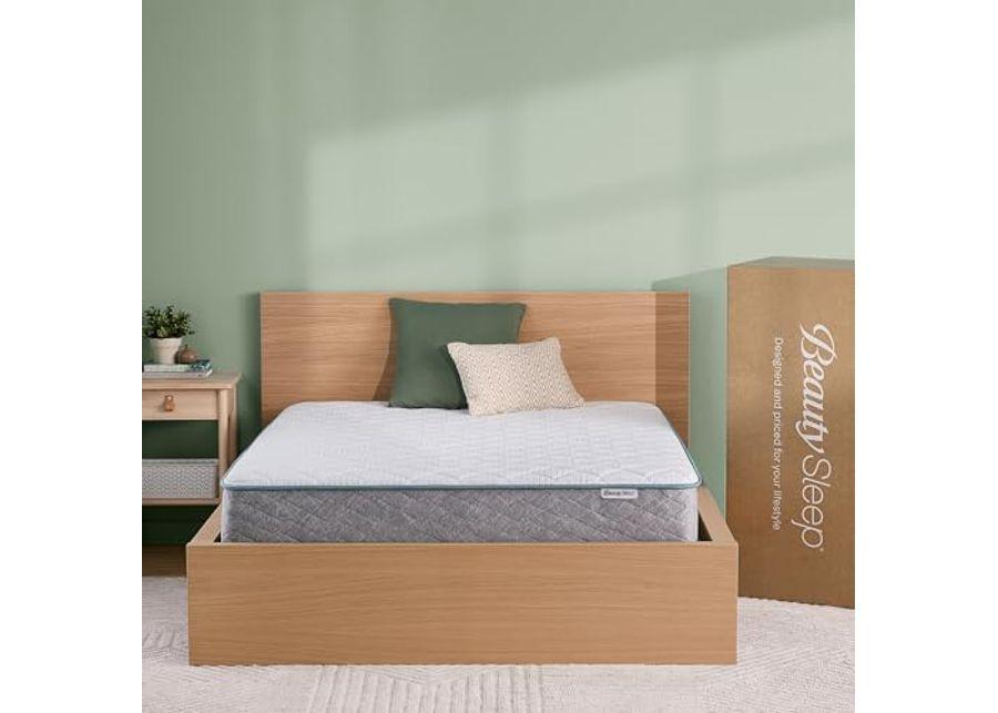 Beauty Sleep Midnight Slumber Medium Firm 10" King Hybrid Mattress in a Box, Cooling, Breathable, and Pressure Relieving - 100 Night Trial, CertiPUR-US Certified and 10 Year Limited Warranty