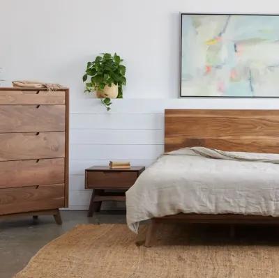 Mid-Century Modern Bed Frame