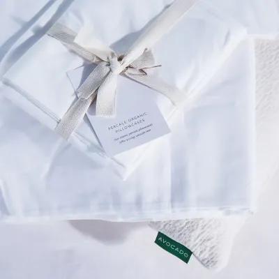 Percale Organic Cotton Pillowcases 270TC