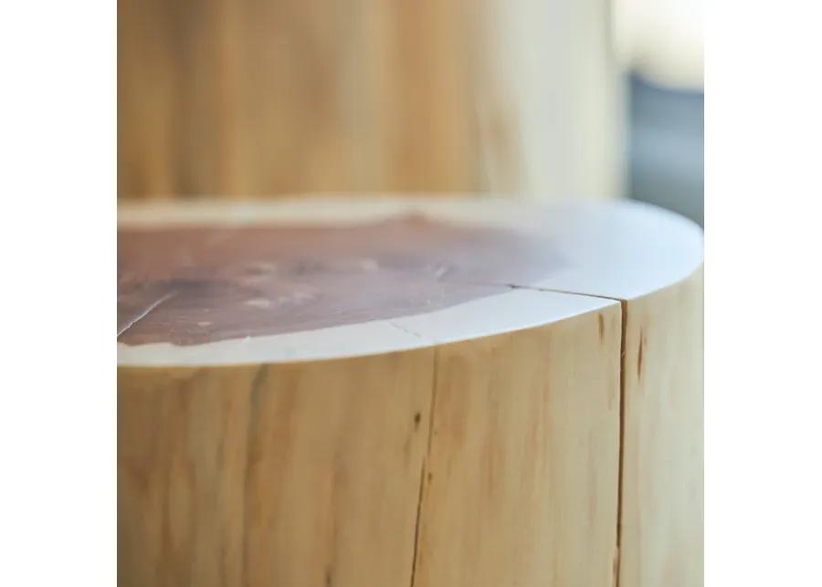 Cedar Stump Side Table