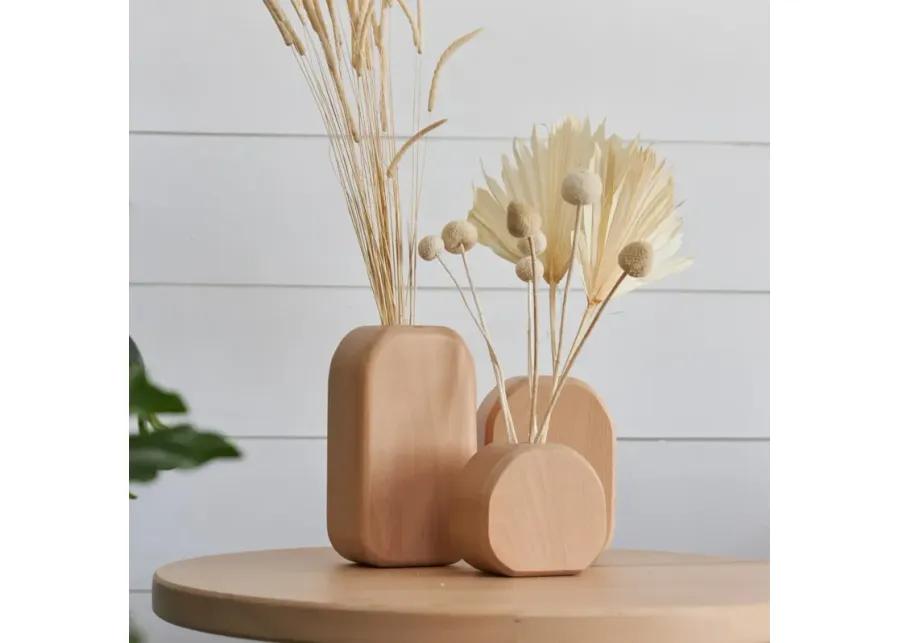 Zero Waste Wood Vases