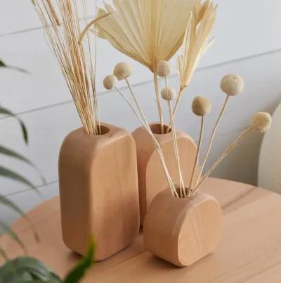 Zero Waste Wood Vases