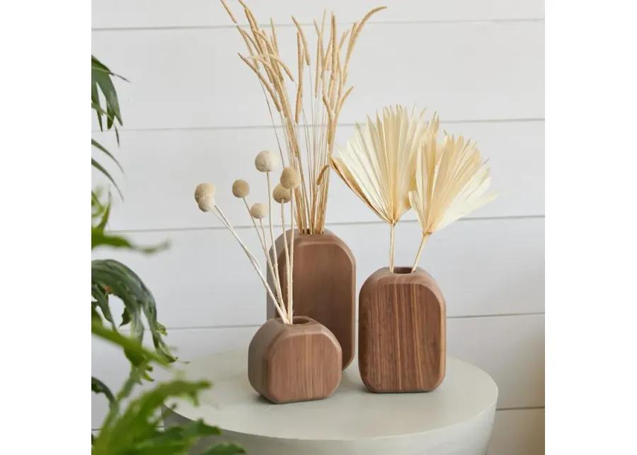 Zero Waste Wood Vases