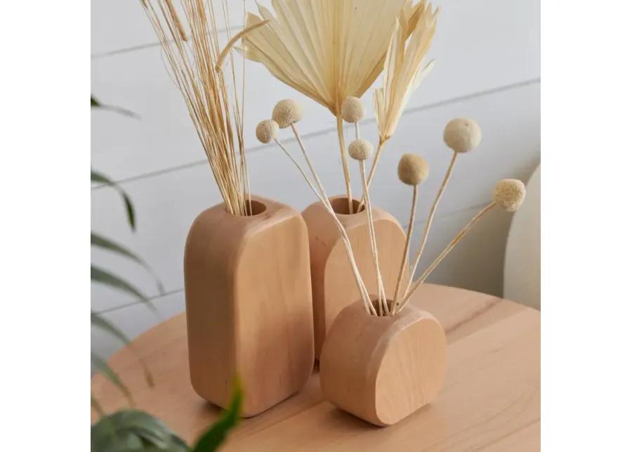 Zero Waste Wood Vases