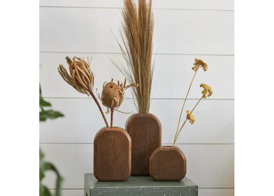 Zero Waste Wood Vases