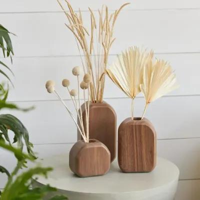 Zero Waste Wood Vases