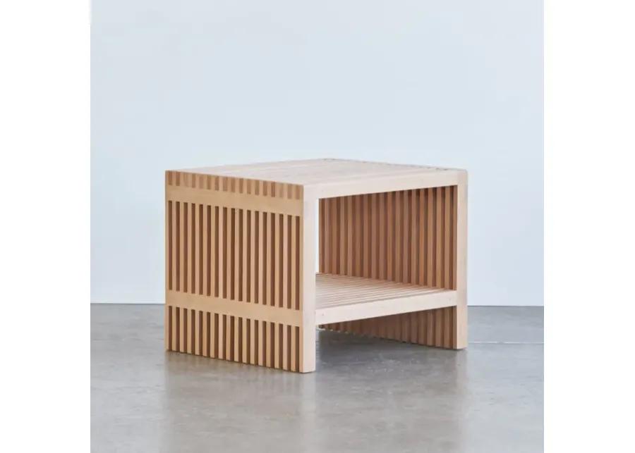 Zero Waste Slatted Side Table