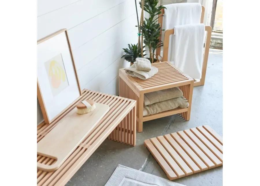 Zero Waste Slatted Side Table