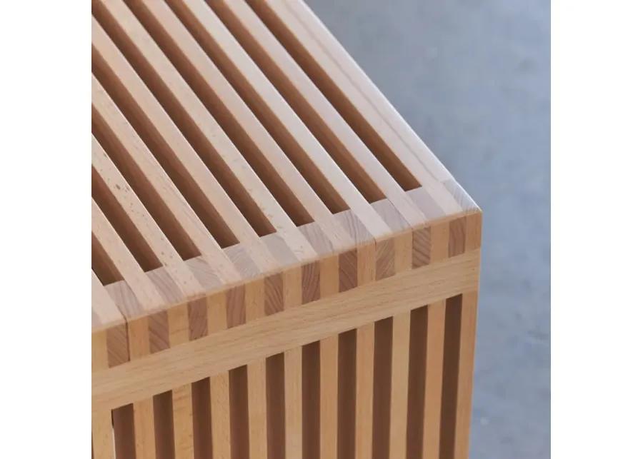 Zero Waste Slatted Side Table