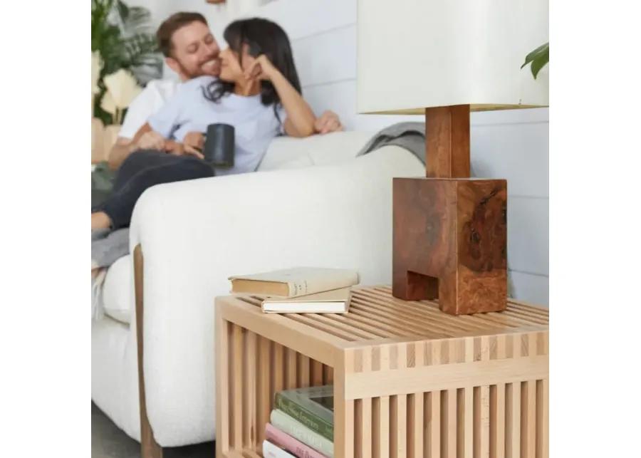 Zero Waste Slatted Side Table