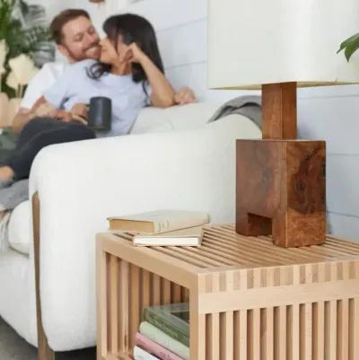 Zero Waste Slatted Side Table