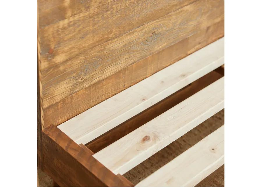 Natural Wood Bed Frame