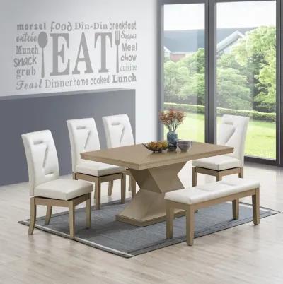 6 PIECE DINING ROOM SET