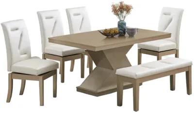 6 PIECE DINING ROOM SET