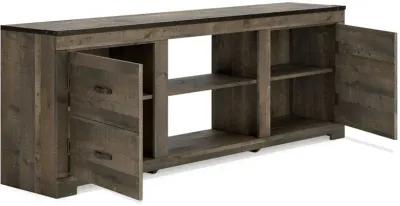 Trinell - Brown - 72" TV Stand W/Fireplace Option