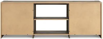 Trinell - Brown - 72" TV Stand W/Fireplace Option