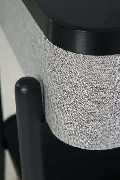 Jorvalee - Gray / Black - Accent Table With Speaker