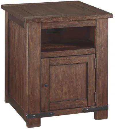 Budmore - Brown Dark - Rectangular End Table