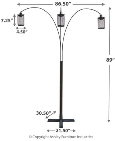 Maovesa - Bronze - Metal Arc Lamp