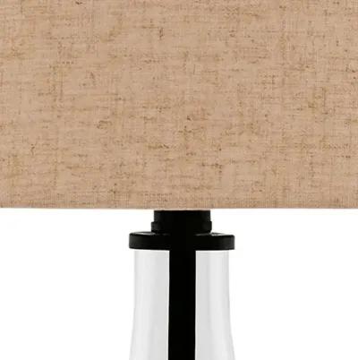 Travisburg - Clear / Black - Glass Table Lamp (Set of 2)