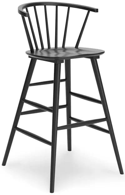 Otaska - Black - Tall Barstool (Set of 2)