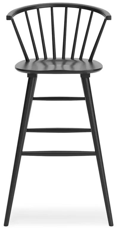 Otaska - Black - Tall Barstool (Set of 2)