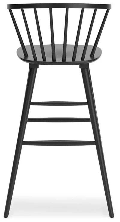 Otaska - Black - Tall Barstool (Set of 2)