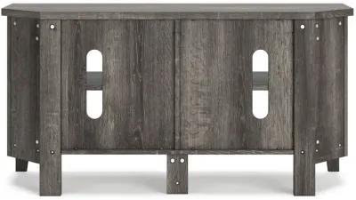 Arlenbry - Gray - Small Corner TV Stand