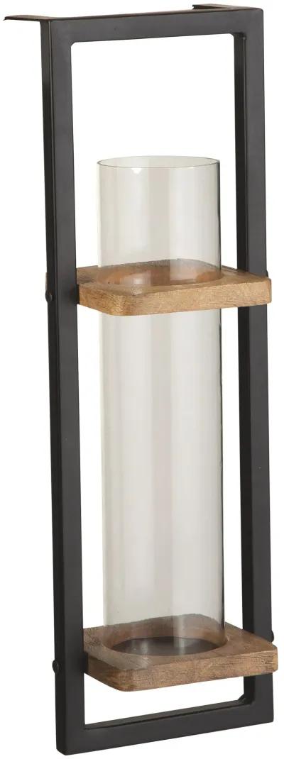 Colburn - Natural / Black - Wall Sconce