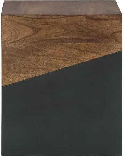 Trailbend - Brown / Gunmetal - Accent Table