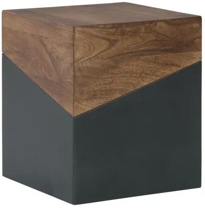 Trailbend - Brown / Gunmetal - Accent Table