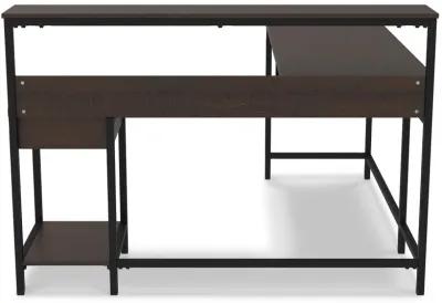 Camiburg - Warm Brown - L-desk With Storage