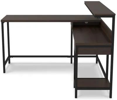 Camiburg - Warm Brown - L-desk With Storage